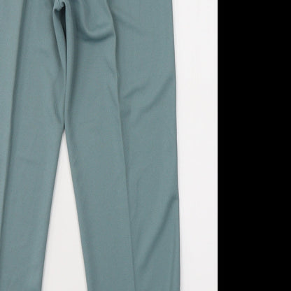 Womens UK Size 14 Damart Regular Fit  Green Trousers