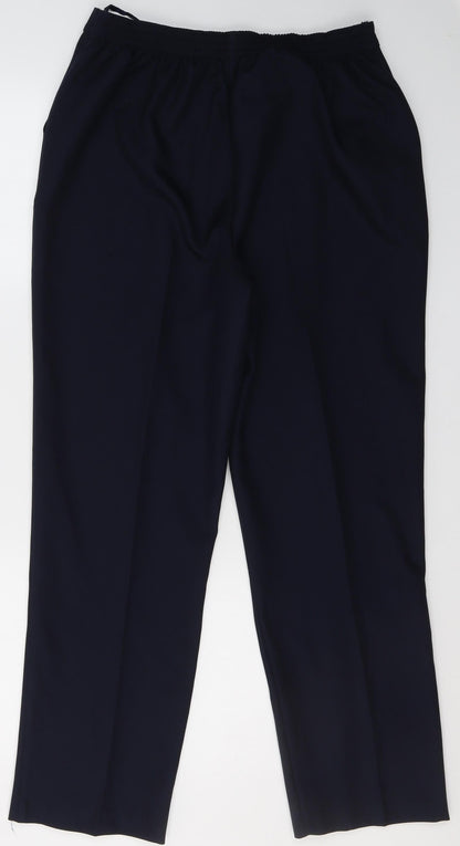 Womens UK Size 14 Papaya Regular Fit  Blue Trousers