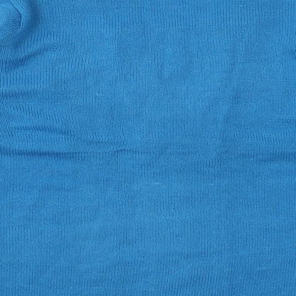 Womens UK Size L Preworn Blue Pullover Jumper