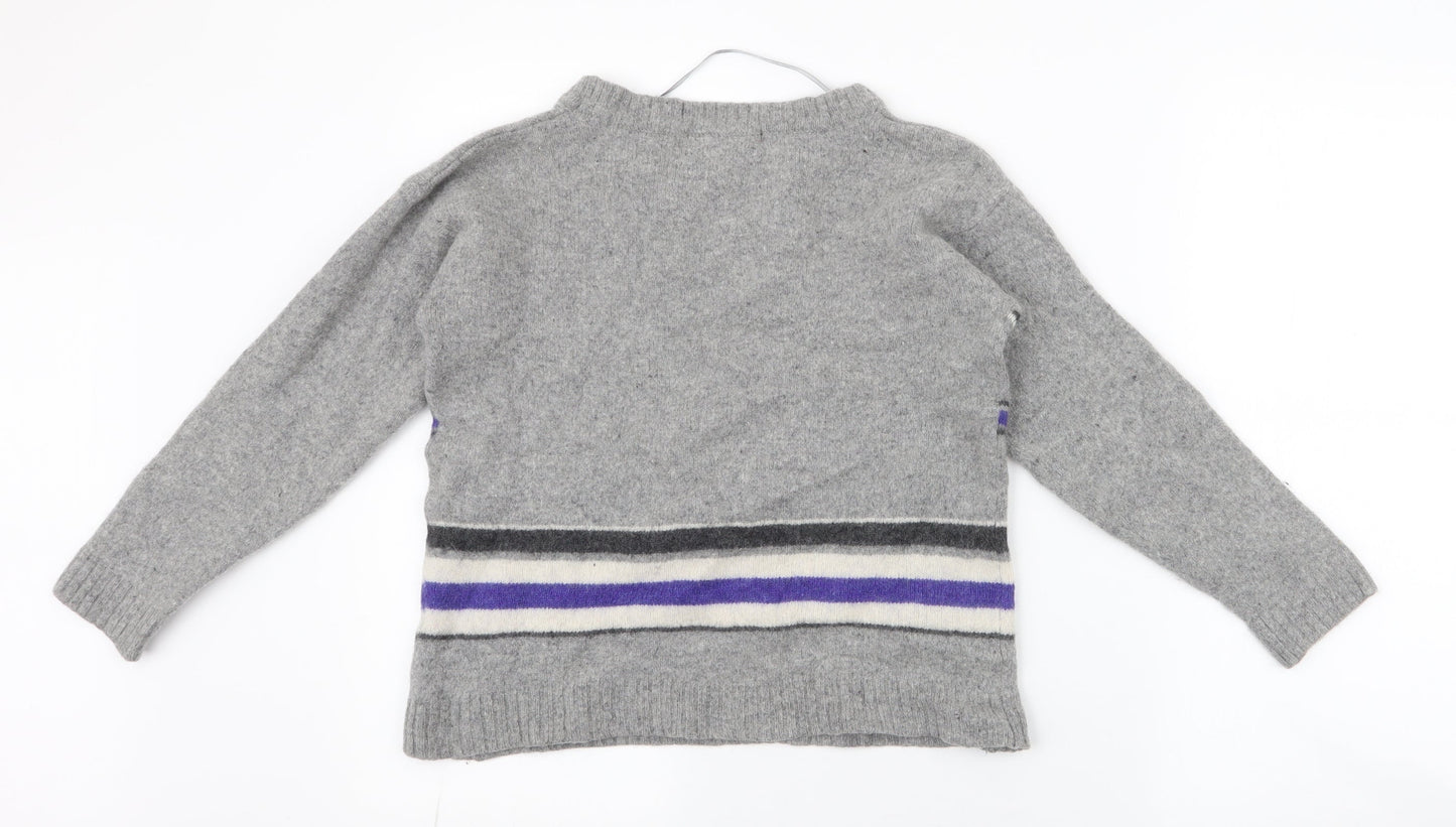 Womens UK Size 10 Atmosphere Grey Pullover Jumper