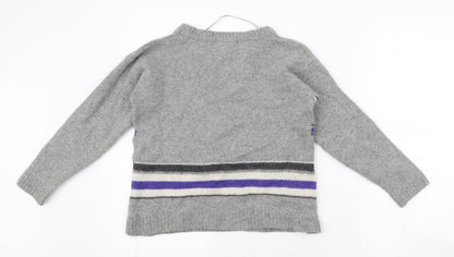 Womens UK Size 10 Atmosphere Grey Pullover Jumper