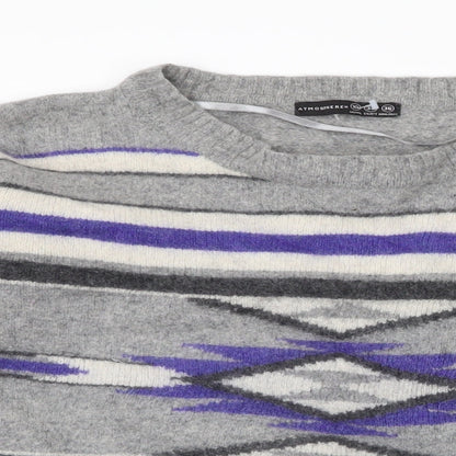 Womens UK Size 10 Atmosphere Grey Pullover Jumper