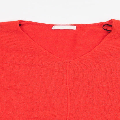 Womens UK Size M H&M Orange Pullover Jumper