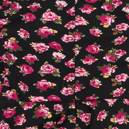 influence Womens Multicoloured Floral Polyester Basic Blouse Size 8 Square Neck