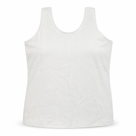 Womens UK Size 2XL Dunnes Stores White Basic Tank