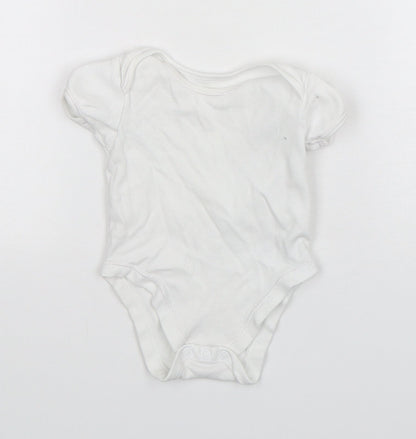 George Baby White  Cotton Leotard One-Piece Size 3-6 Months