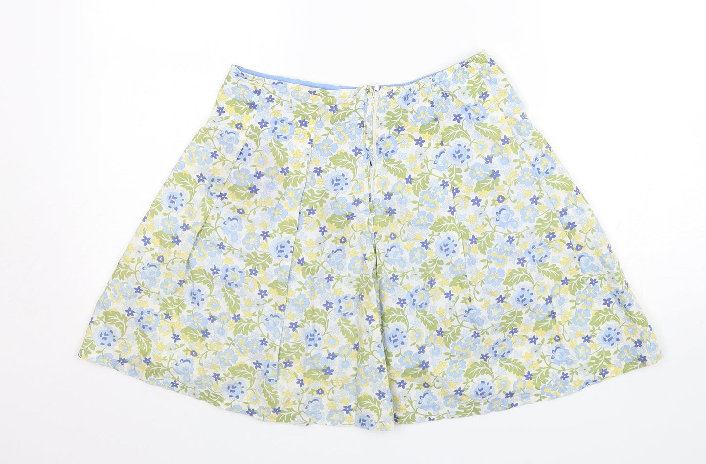 Gap Girls Multicoloured Floral Cotton Skater Skirt Size 2XL  Regular Zip