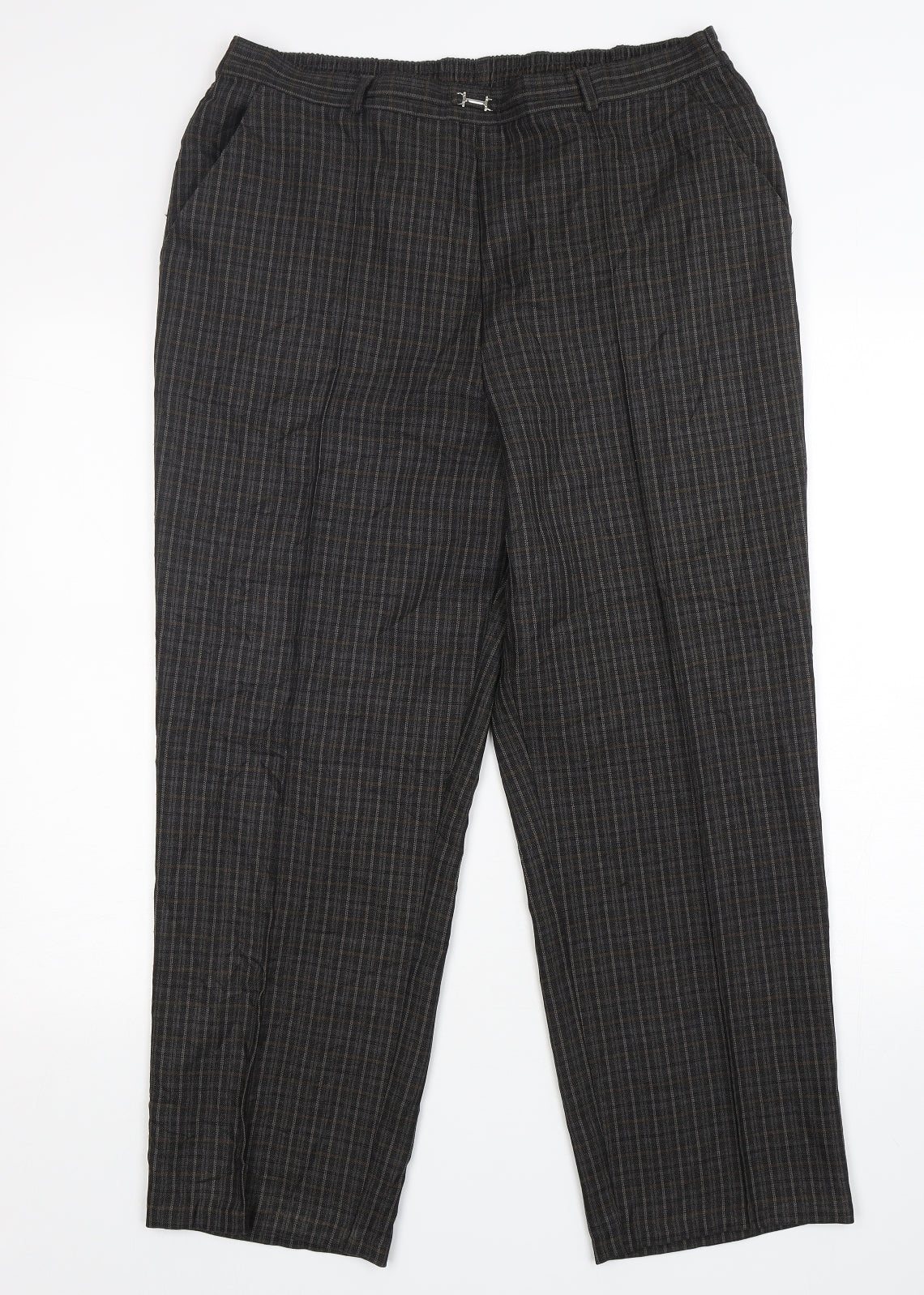 Womens UK Size 16 Marks and Spencer Regular Fit  Multicoloured Trousers