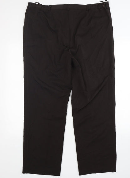 Womens UK Size 18 Annabelle Regular Fit  Brown Trousers