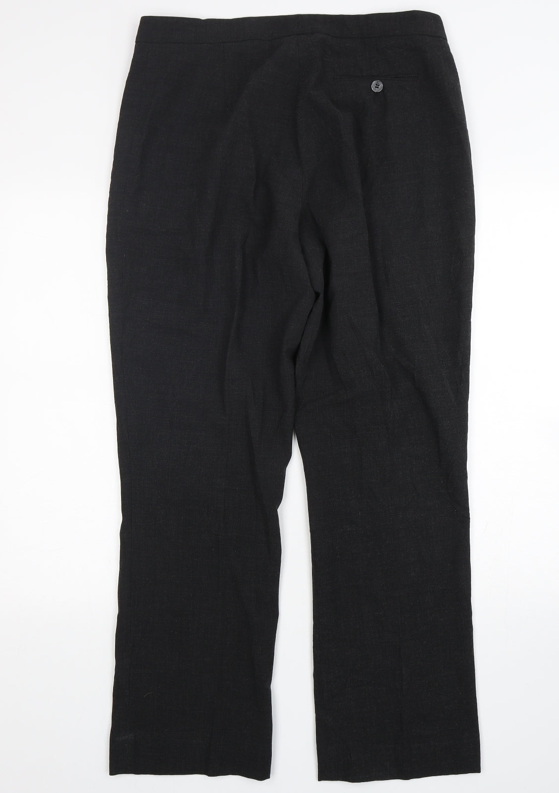 L.O.G.G Womens Grey  Polyester Trousers  Size 16 L30 in Regular Zip