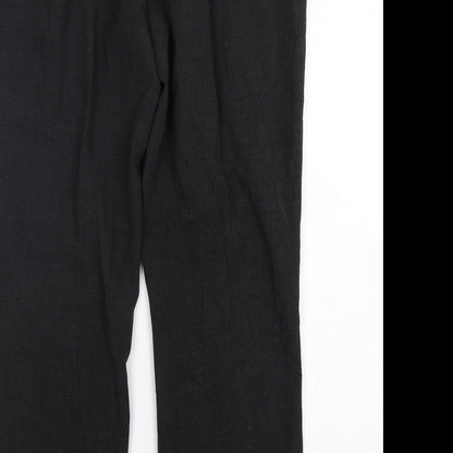 L.O.G.G Womens Grey  Polyester Trousers  Size 16 L30 in Regular Zip