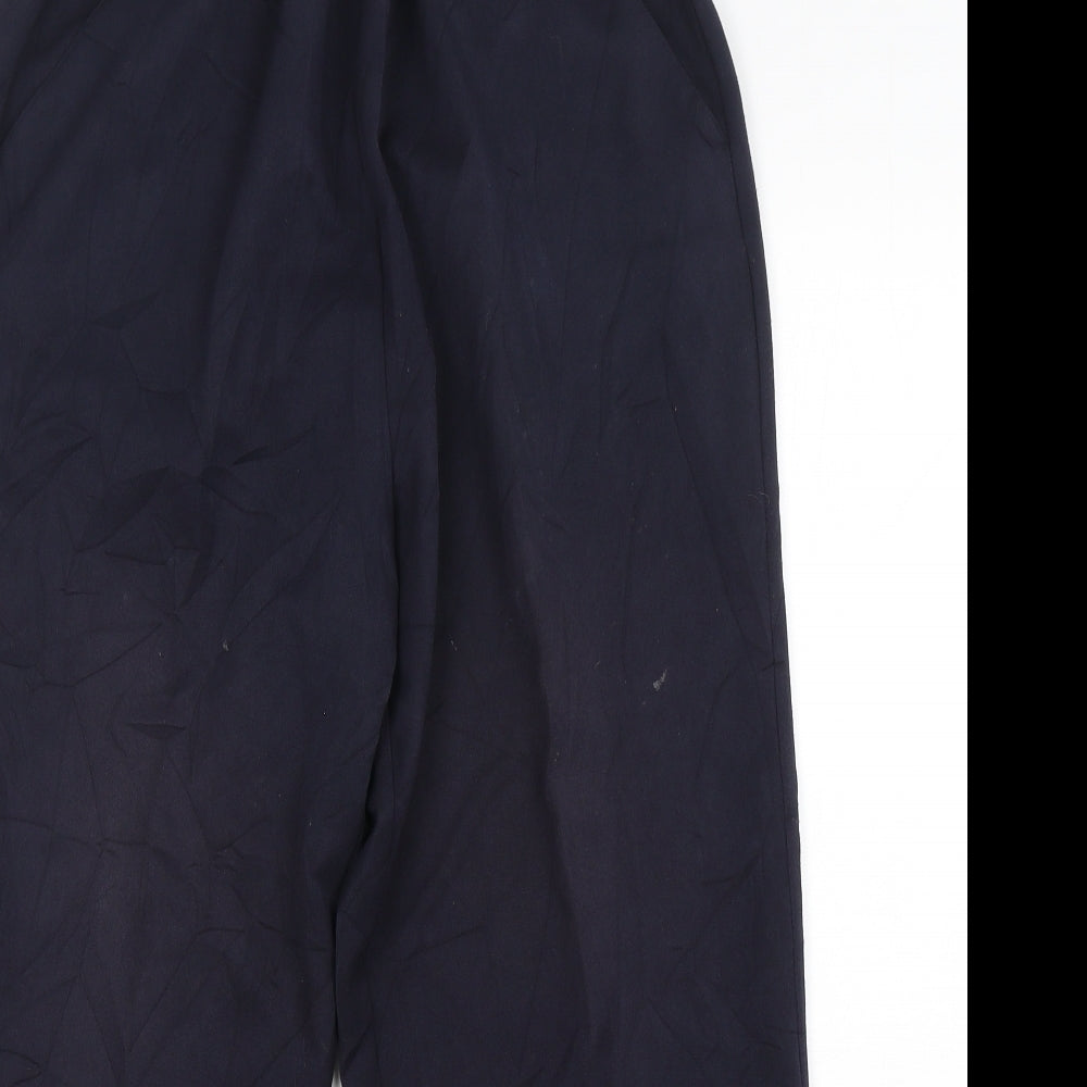 Womens UK Size 34 in Preworn Regular Fit  Blue Trousers