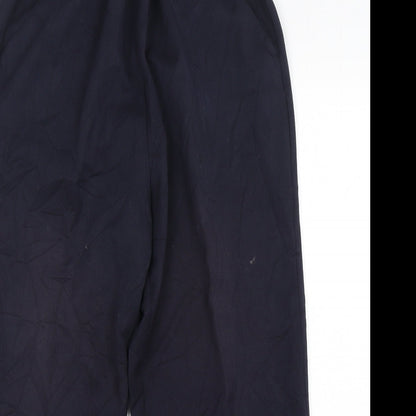 Womens UK Size 34 in Preworn Regular Fit  Blue Trousers