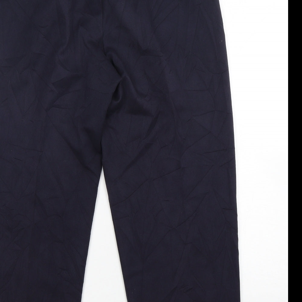 Womens UK Size 34 in Preworn Regular Fit  Blue Trousers