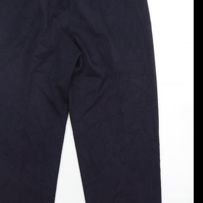 Womens UK Size 34 in Preworn Regular Fit  Blue Trousers