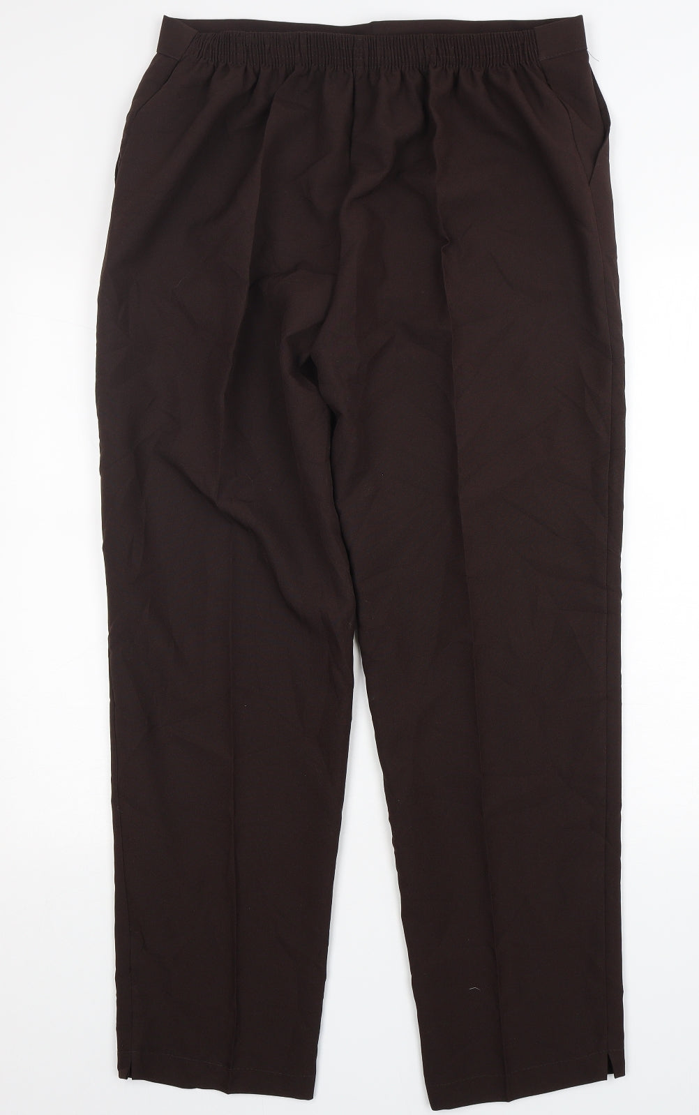 Womens UK Size 18 Emma Collection Regular Fit  Brown Trousers