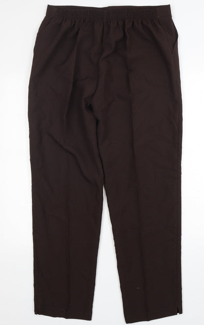 Womens UK Size 18 Emma Collection Regular Fit  Brown Trousers