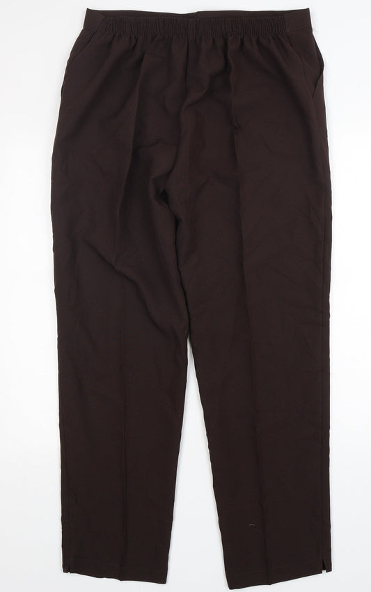 Womens UK Size 18 Emma Collection Regular Fit  Brown Trousers