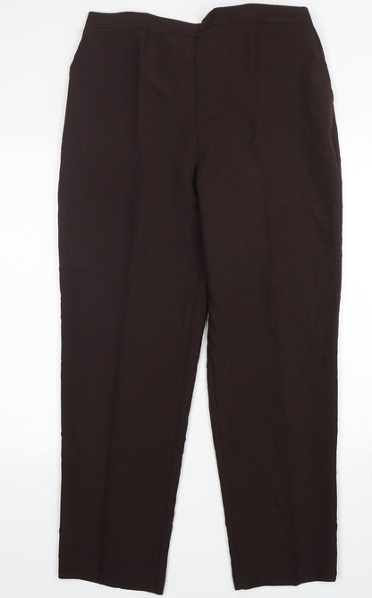 Womens UK Size 18 Emma Collection Regular Fit  Brown Trousers