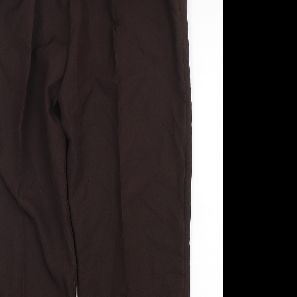 Womens UK Size 18 Emma Collection Regular Fit  Brown Trousers
