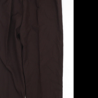 Womens UK Size 18 Emma Collection Regular Fit  Brown Trousers