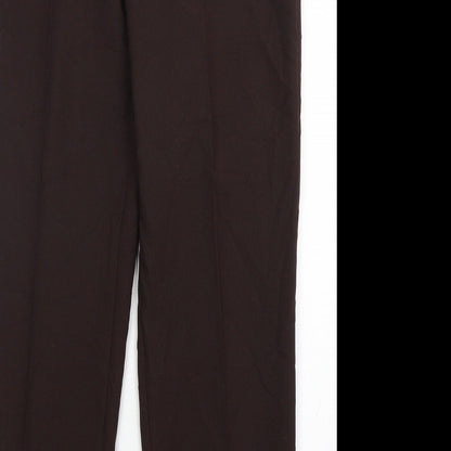 Womens UK Size 18 Emma Collection Regular Fit  Brown Trousers