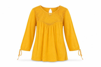 Womens UK Size 10 F&F Orange Basic T-Shirt