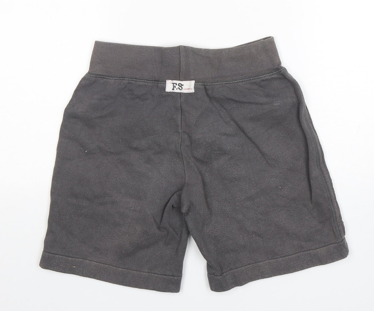 Freespirit Girls Grey  Cotton Sweat Shorts Size 9-10 Years  Regular Drawstring