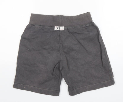 Freespirit Girls Grey  Cotton Sweat Shorts Size 9-10 Years  Regular Drawstring