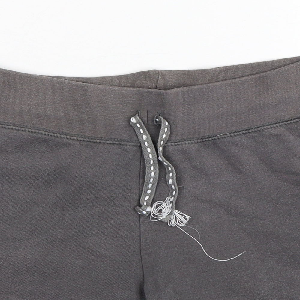 Freespirit Girls Grey  Cotton Sweat Shorts Size 9-10 Years  Regular Drawstring