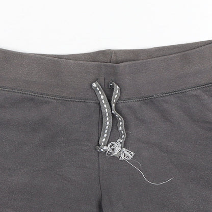 Freespirit Girls Grey  Cotton Sweat Shorts Size 9-10 Years  Regular Drawstring