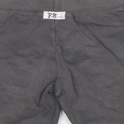 Freespirit Girls Grey  Cotton Sweat Shorts Size 9-10 Years  Regular Drawstring