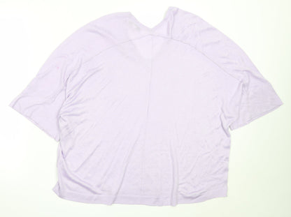 Womens UK Size L NEXT Purple Pullover Jumper