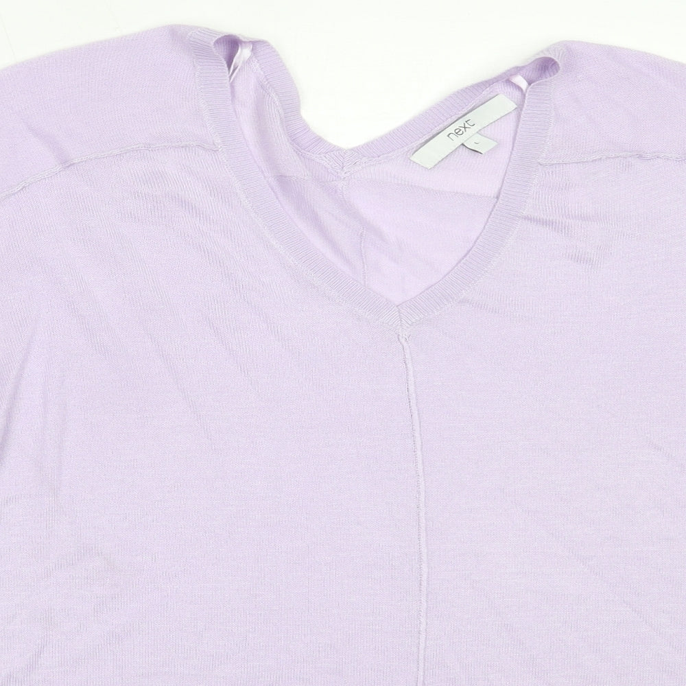 Womens UK Size L NEXT Purple Pullover Jumper