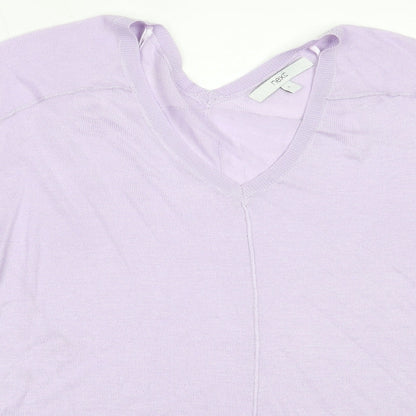 Womens UK Size L NEXT Purple Pullover Jumper