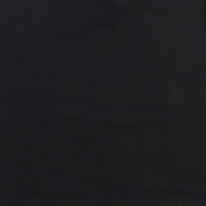 SheIn Girls Black  Cotton Basic T-Shirt Size 11-12 Years Round Neck