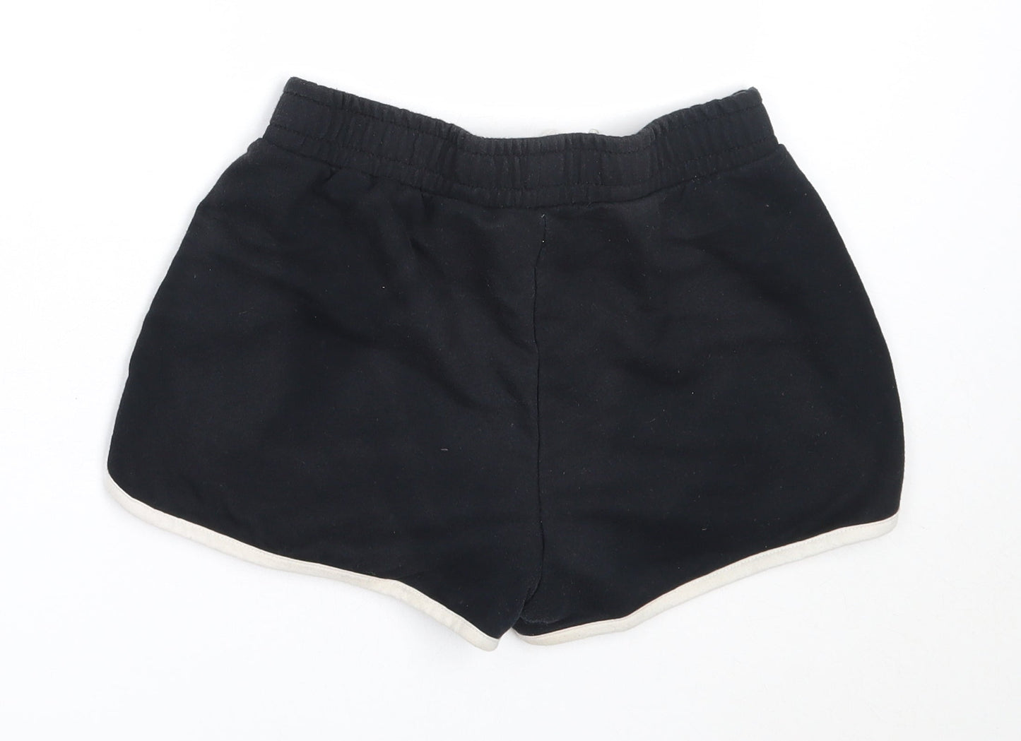 Dunnes Stores Womens Black  Cotton Sweat Shorts Size 25 in  Regular