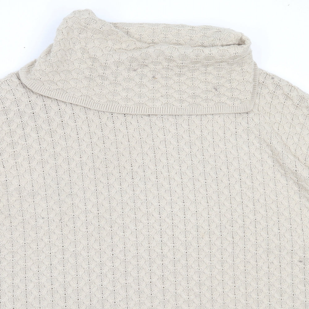 Womens UK Size S H&M Beige Pullover Jumper