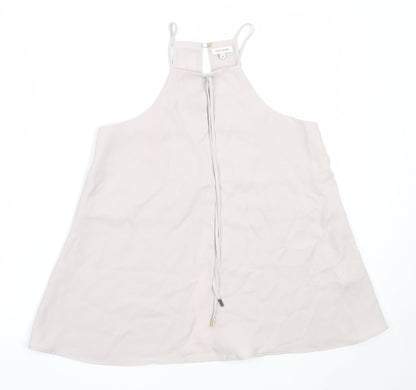 Womens UK Size 8 River Island Grey Camisole Blouse