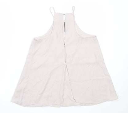 Womens UK Size 8 River Island Grey Camisole Blouse