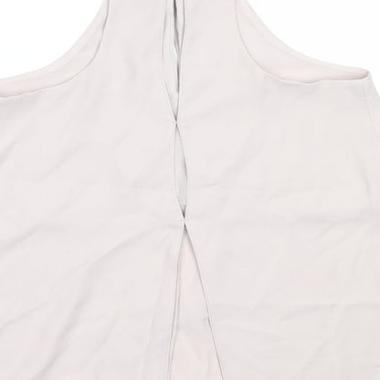 Womens UK Size 8 River Island Grey Camisole Blouse
