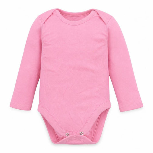 Marks and Spencer Girls Pink  Cotton Babygrow One-Piece Size 3-6 Months