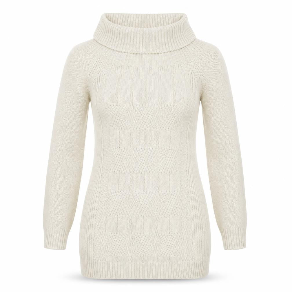 Womens UK Size S Preworn Beige Pullover Jumper