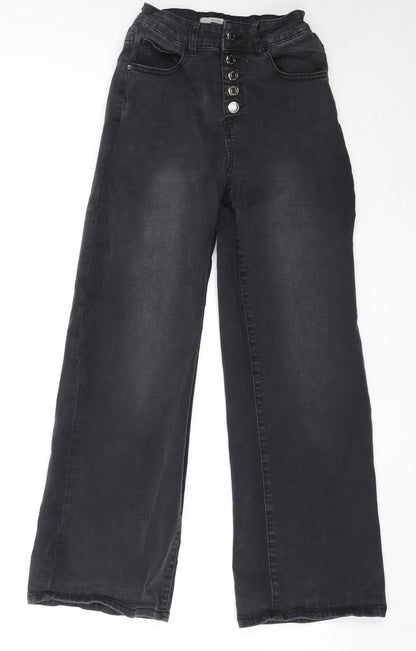 My Tina's Womens Black  Cotton Straight Jeans Size S L26.5 in Regular