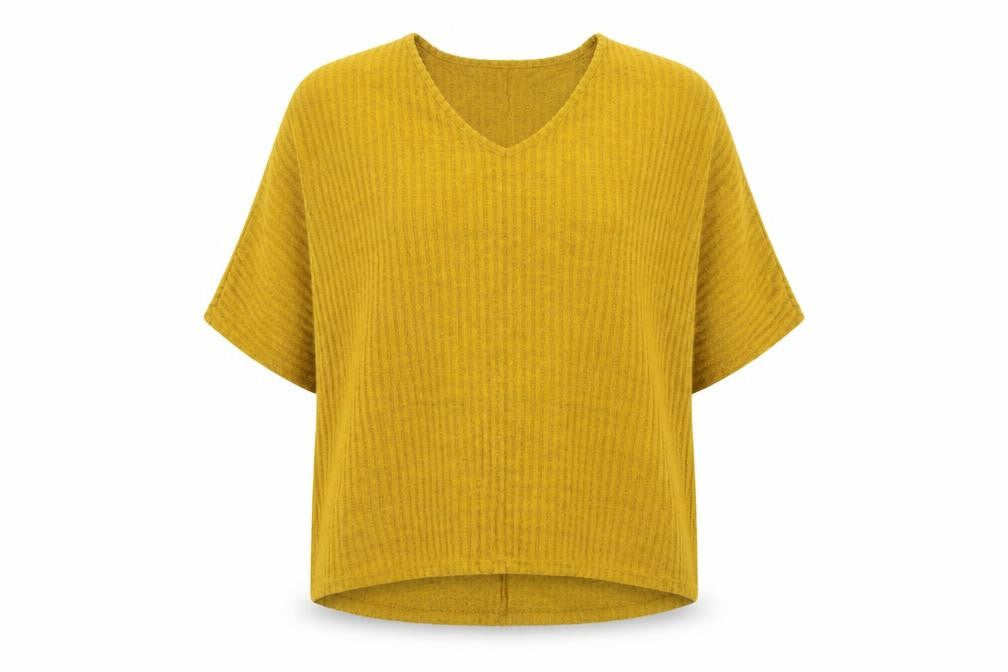 Womens UK Size M New Look Yellow Pullover Jumper