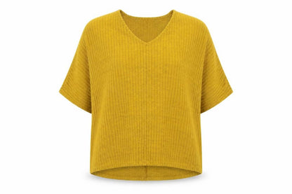 Womens UK Size M New Look Yellow Pullover Jumper