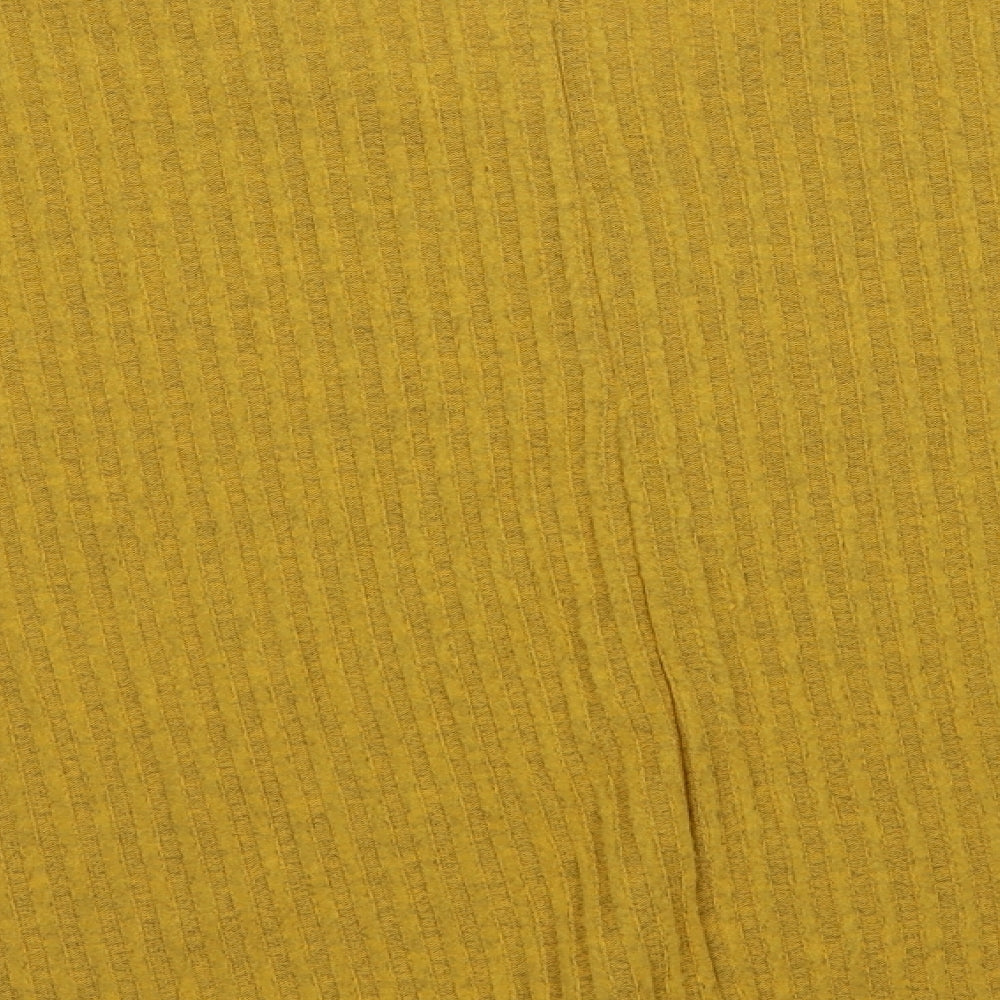 Womens UK Size M New Look Yellow Pullover Jumper
