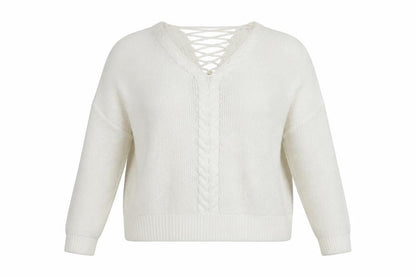 Womens UK Size 16 Miss Selfridge White Pullover Jumper
