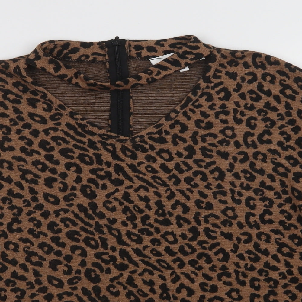 Womens UK Size 14 Gerard Brown Pullover Jumper