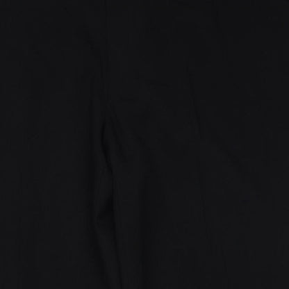 TU Mens Black  Polyester Trousers  Size 42 L31 in Regular Button
